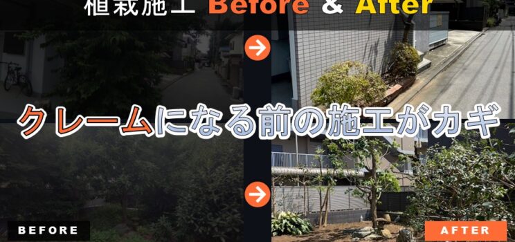 🌳 【練馬区】隣地クレーム発生前に対応｜植栽は伸びきる前がおすすめ
